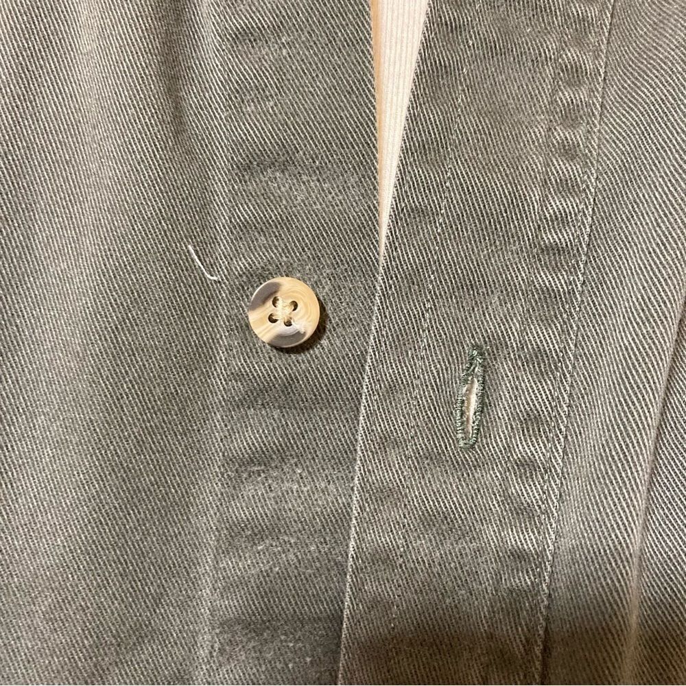 LEE green button down long sleeve shirt XL GUC - Picture 8 of 8
